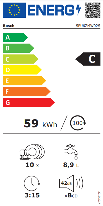 Indaplovė BOSCH SPU6ZMW02S