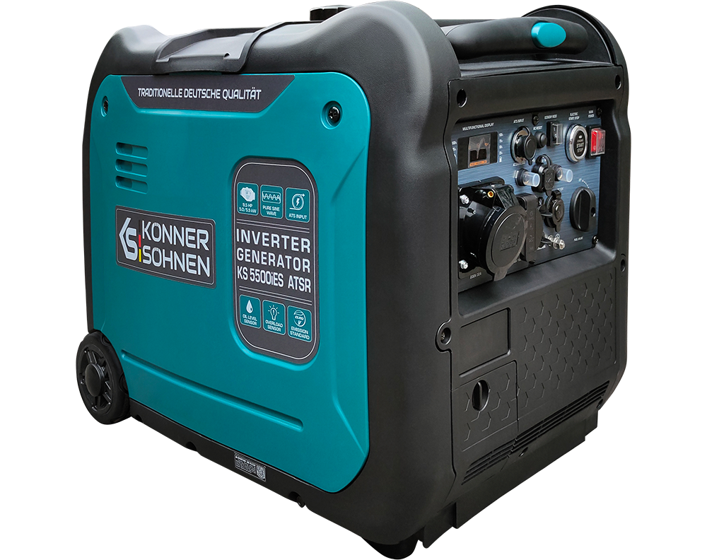 Inverterinis benzininis generatorius 5,0 kW KS 5500iE S ATSR KONNER & SOHNEN Inverterinis benzininis generatorius 5,0 kW KS 5500iE S ATSR KONNER & SOHNEN