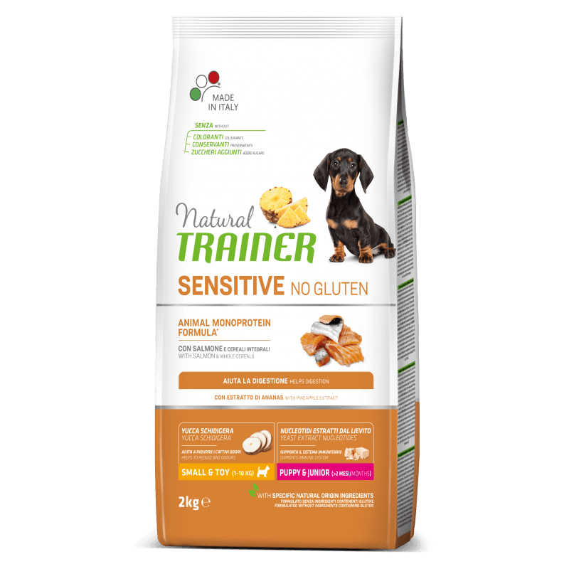 NT ADULT DOG SENSITIVE NO GLUTEN MINI SALMON (lašiša) 2kg, 925239