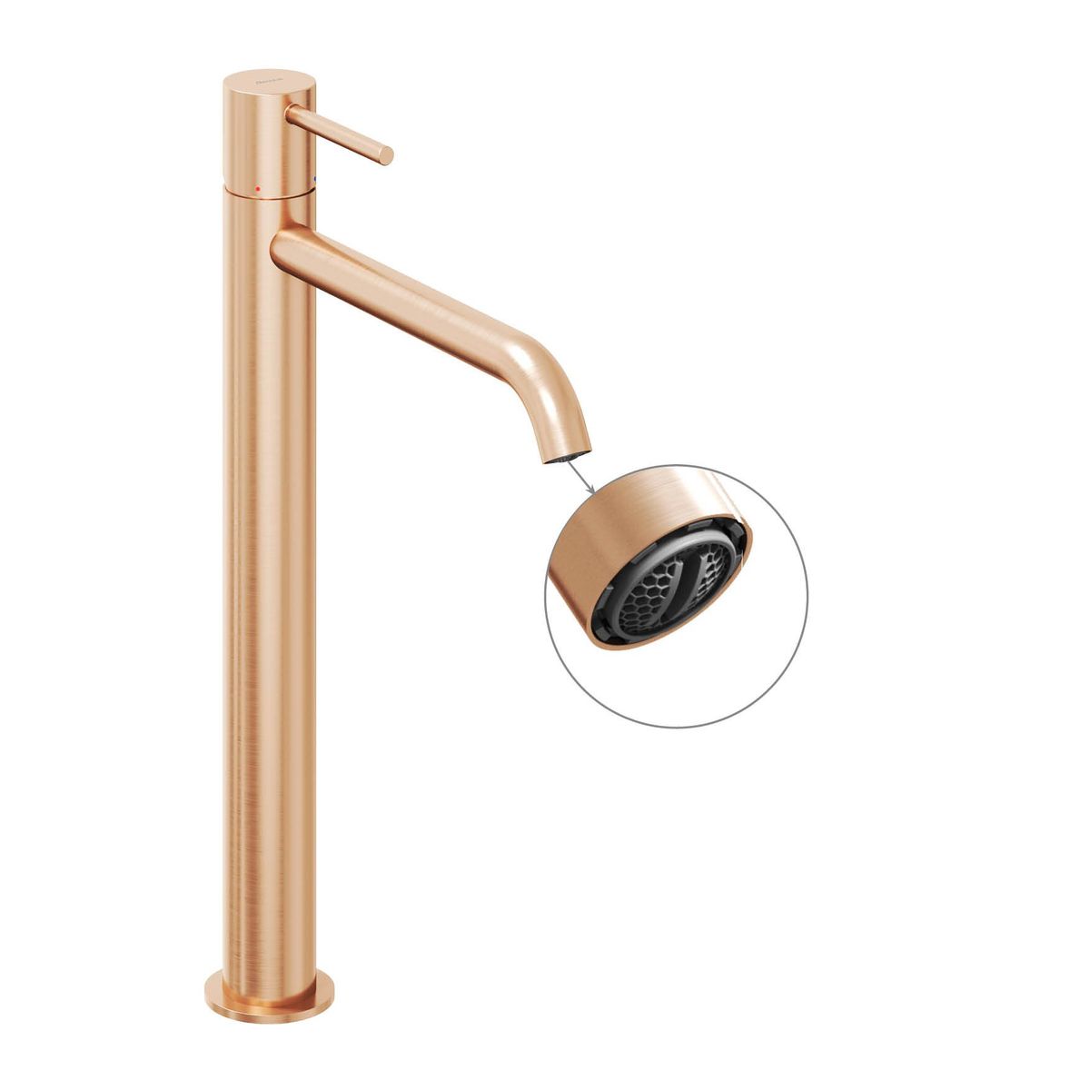 Praustuvo maišytuvas Ravak Espirit 340 mm be dugno vožtuvo, Rose Gold Brushed X070348