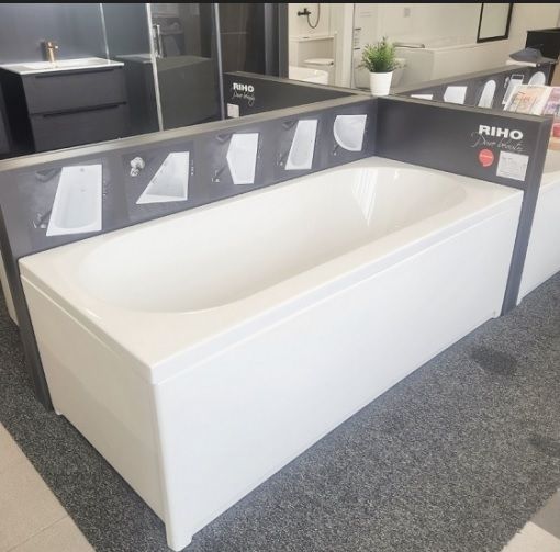 Vonia Riho Carolina 180x80 cm su kojomis ir paneliais