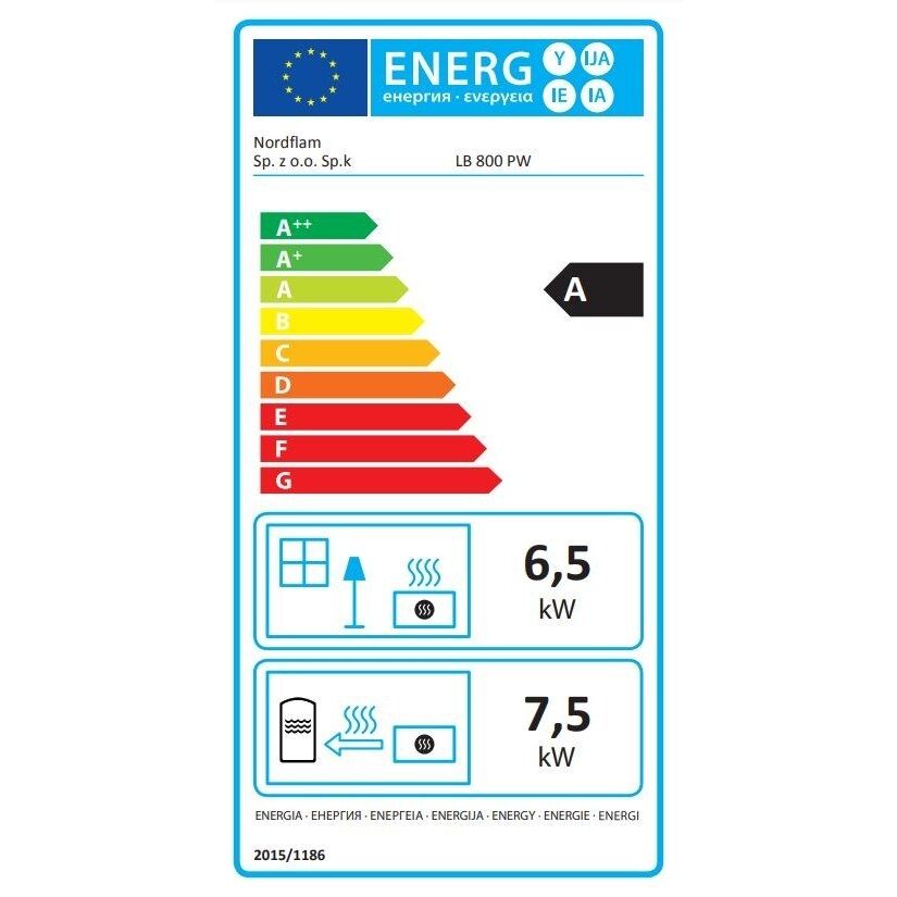 Židinio kapsulė Nordflam LB 800 PW, 14 kW