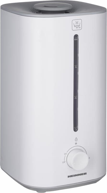 Ultragarsinis drėkintuvas 4L 35m2 25W HUH-M3504WH HEINNER Ultragarsinis drėkintuvas 4L 35m2 25W HUH-M3504WH HEINNER