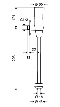 Pisuaro nuplovimo mechanizmas, elektroninis ,011130699 Pisuaro nuplovimo mechanizmas, elektroninis ,011130699