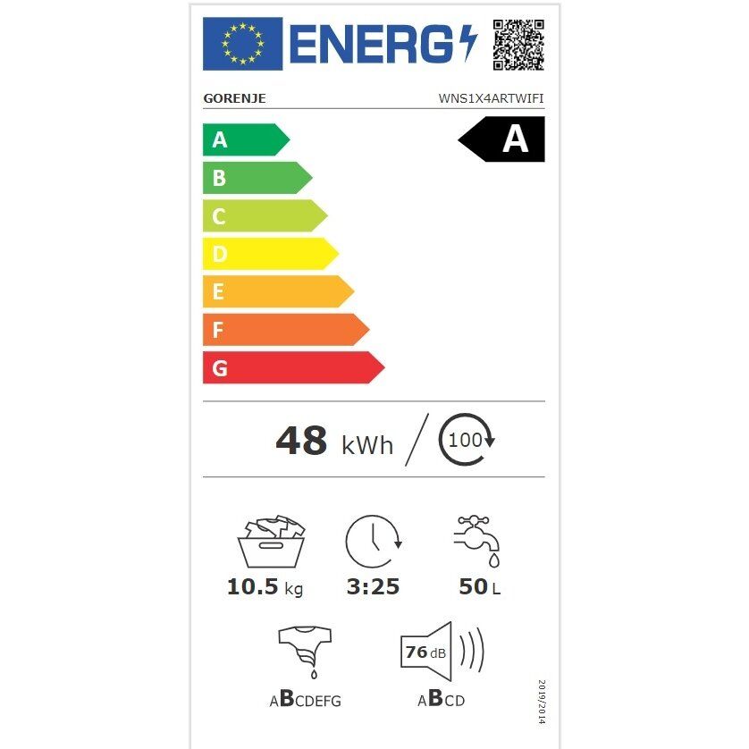 Skalbyklė GORENJE WNS1X4ARTWIFI