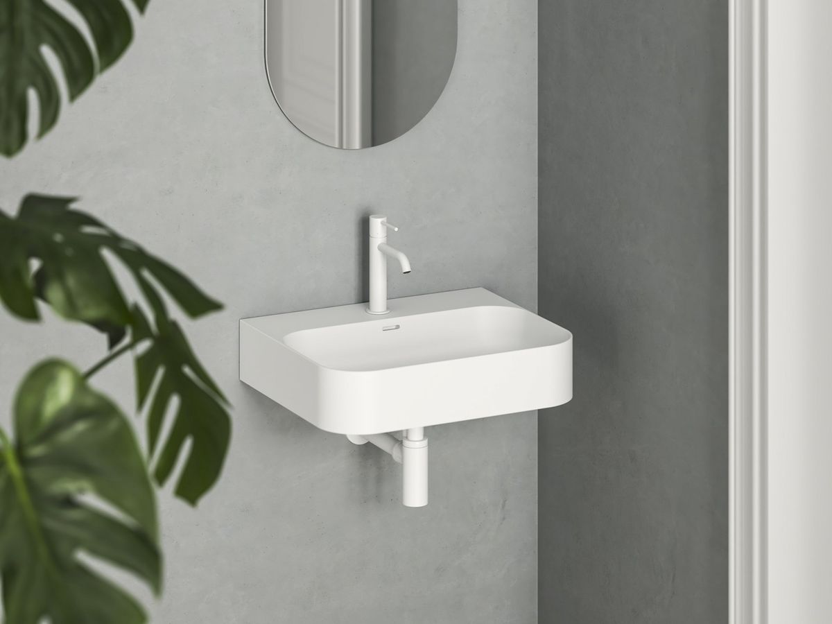 Keraminis praustuvas Ravak Ceramic Slim Wall R 55 N, baltas, XJX01155000