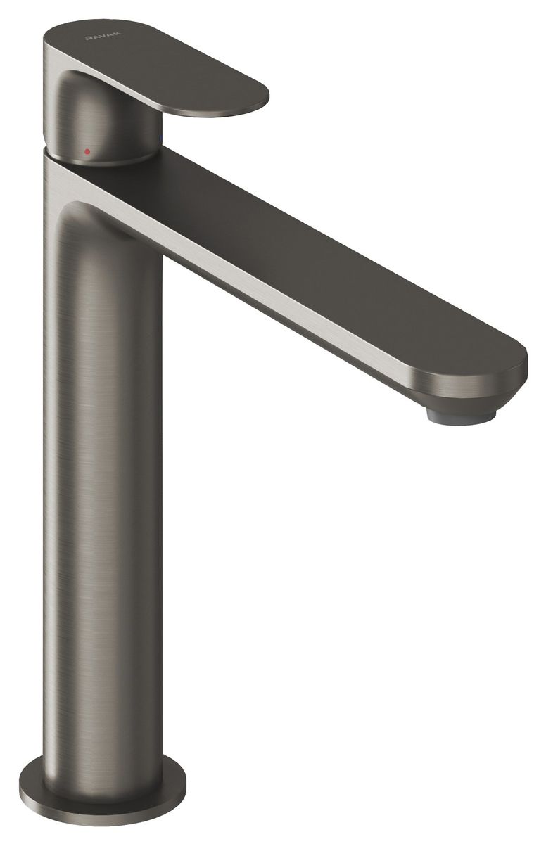 Praustuvo maišytuvas Ravak Eleganta 220 mm be dugno vožtuvo, Graphite Brushed X070386