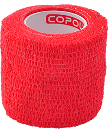 COPOLY tvarstis gyvūnų žaizdoms raudonas 5x450cm 12vnt COPOLY tvarstis gyvūnų žaizdoms raudonas 5x450cm 12vnt