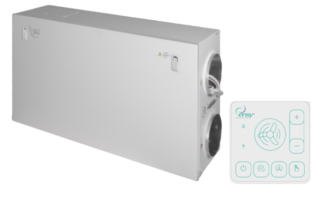 Rekuperatorius ENSY WAVE 300HH lubinis deš.p. su Wi-Fi ir Bluetooth valdikliu