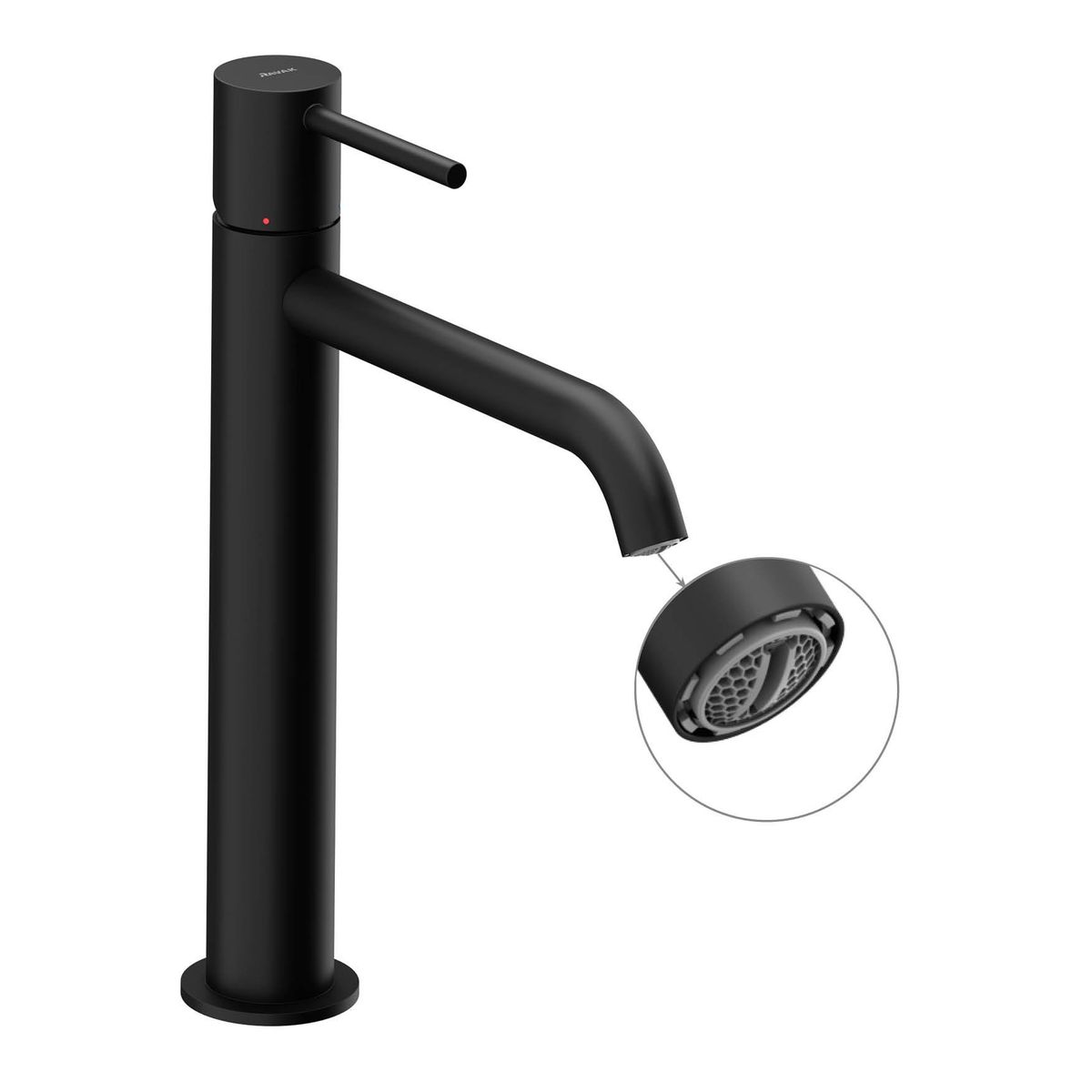 Praustuvo maišytuvas Ravak Espirit 250 mm be dugno vožtuvo, Black Matt X070392