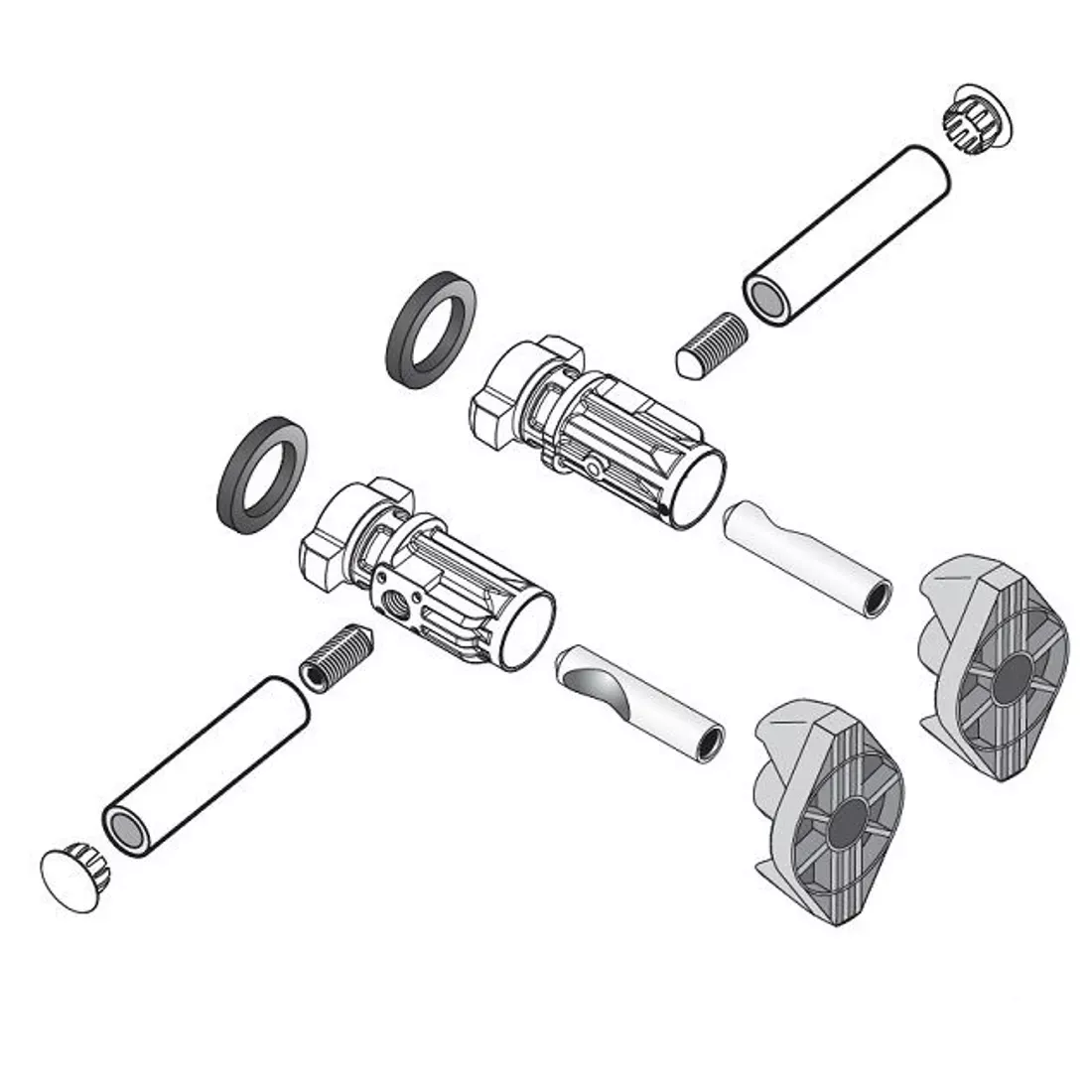Montavimo rinkinys JIKA Easy Fit, unitazams ir bidė, H8928380000001 Montavimo rinkinys JIKA Easy Fit, unitazams ir bidė, H8928380000001