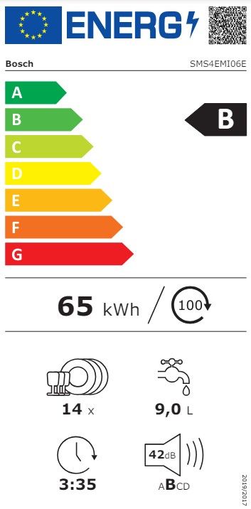 Indaplovė Bosch SMS4EMI06E Indaplovė Bosch SMS4EMI06E
