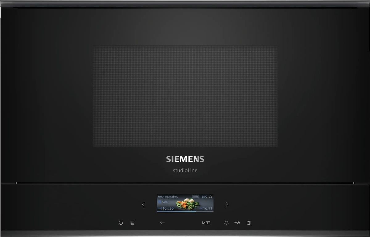 Įmontuojama mikrobangų krosnelė Siemens iQ700, BF922R1B1, 21 l