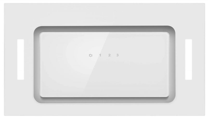 Įmontuojamas 52 cm pločio gartraukis Schlosser GLD52WH1000A (FULL GLASS), baltas