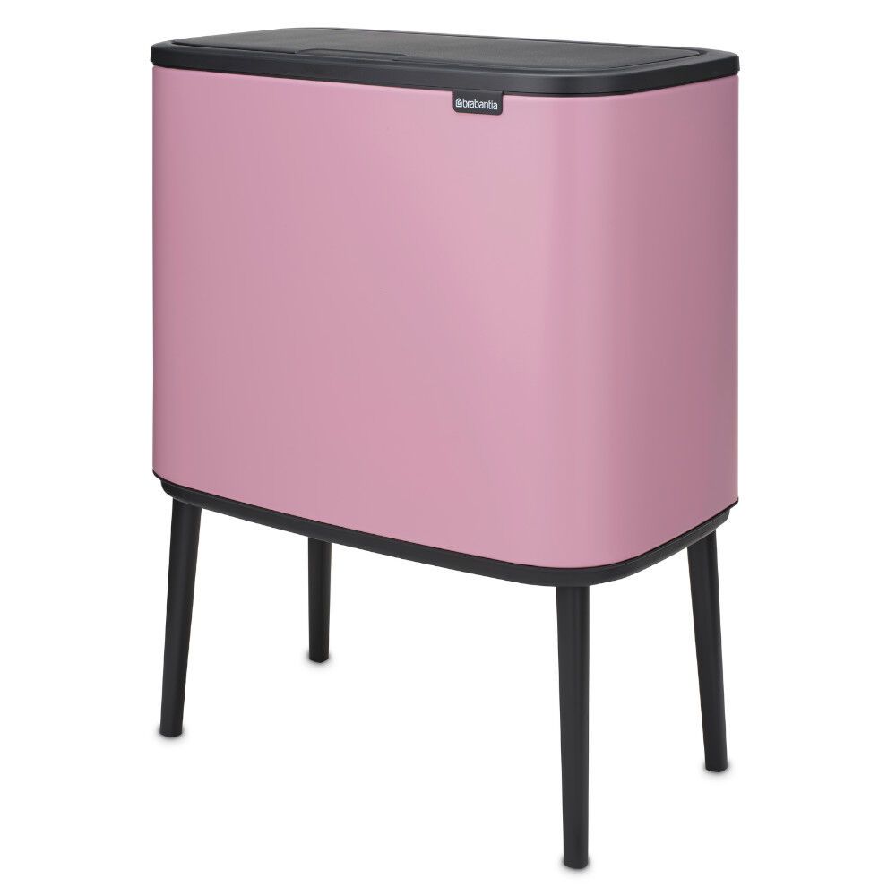 Šiukšlių dėžė Brabantia Bo Touch Bin 11 + 23 L, Lilac Pink, 255328