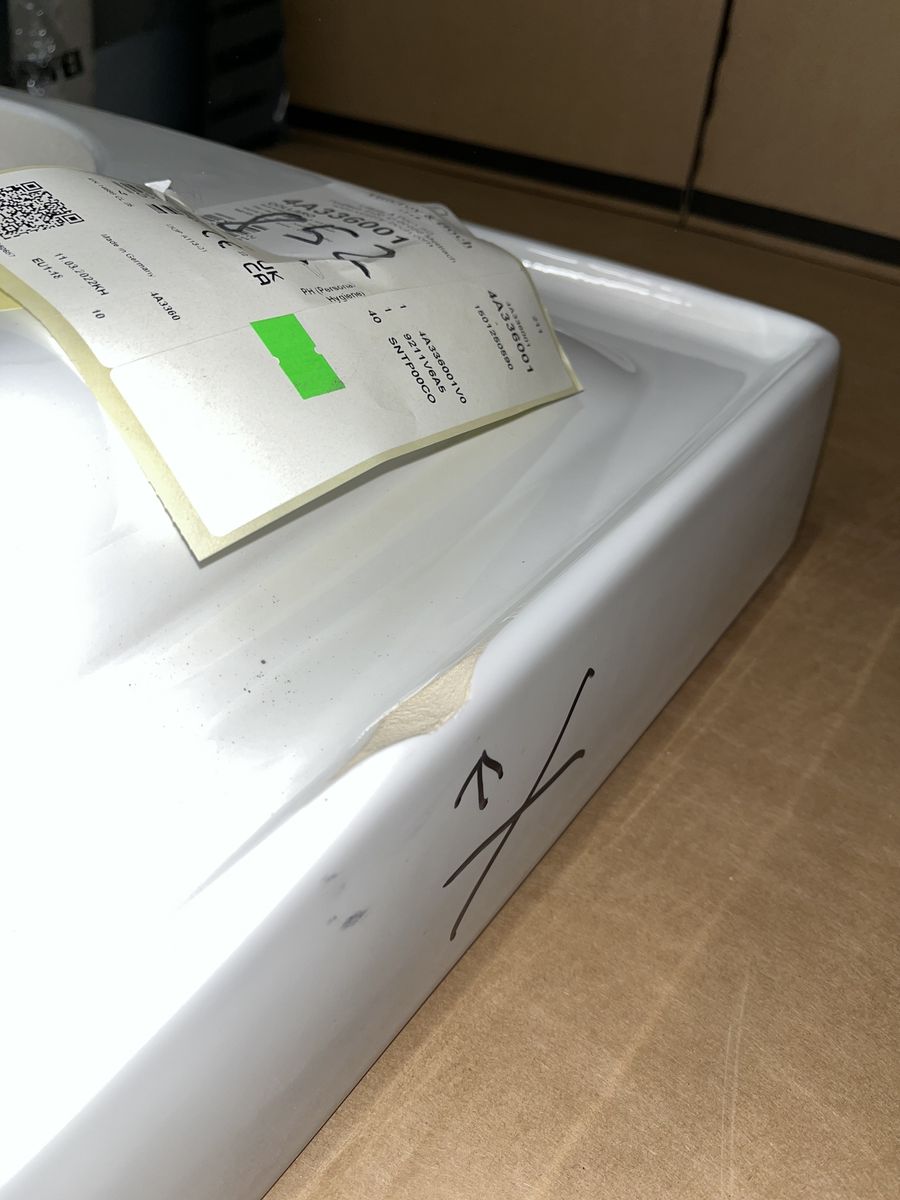 Praustuvas COLLARO 60x47 cm, baltas 4A336001