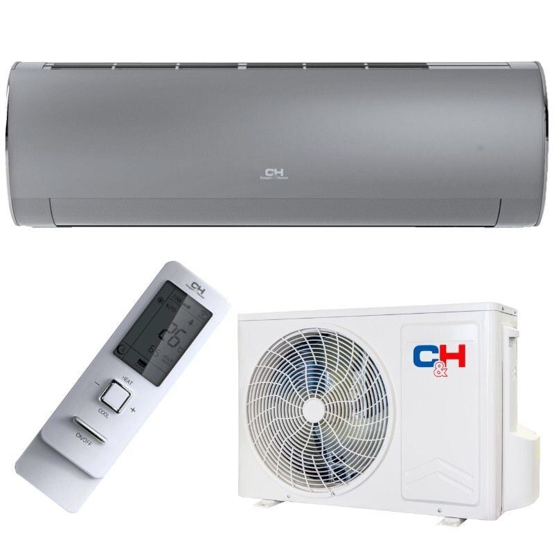 C&amp;H DAYTONA Inverter CH-S12FTXD-SC efektyvus šildymas iki -23°C, Šaldymas 3,5KW, Šildymas 3,67 KW