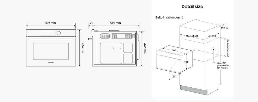 Orkaitė Samsung NQ5B6753CAK