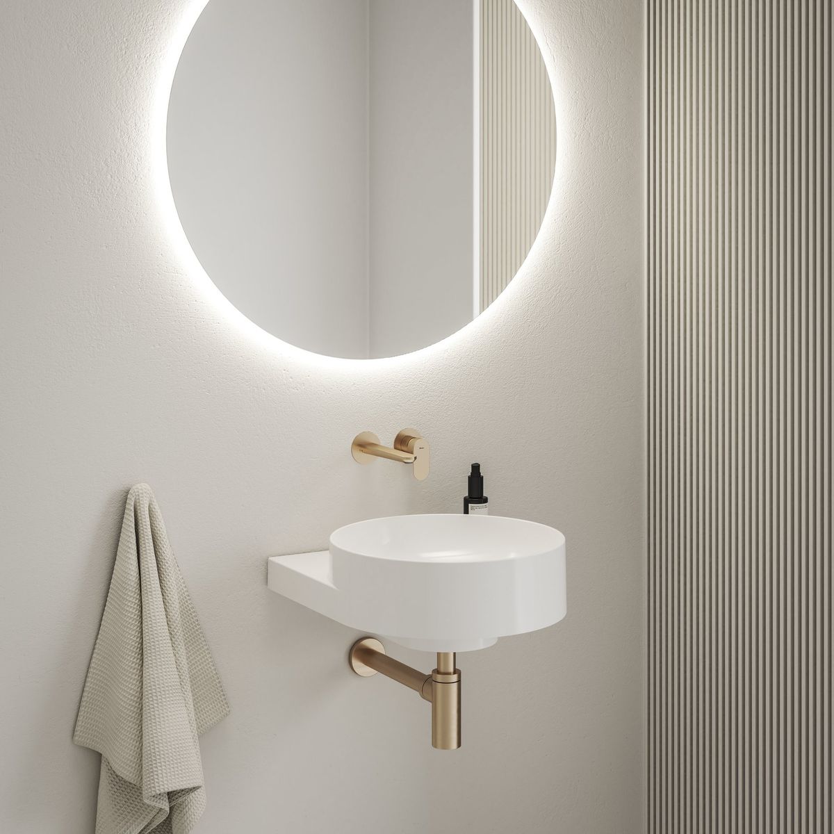 Ravak Praustuvo sifonas, šlifuoto rožinio aukso, X01842