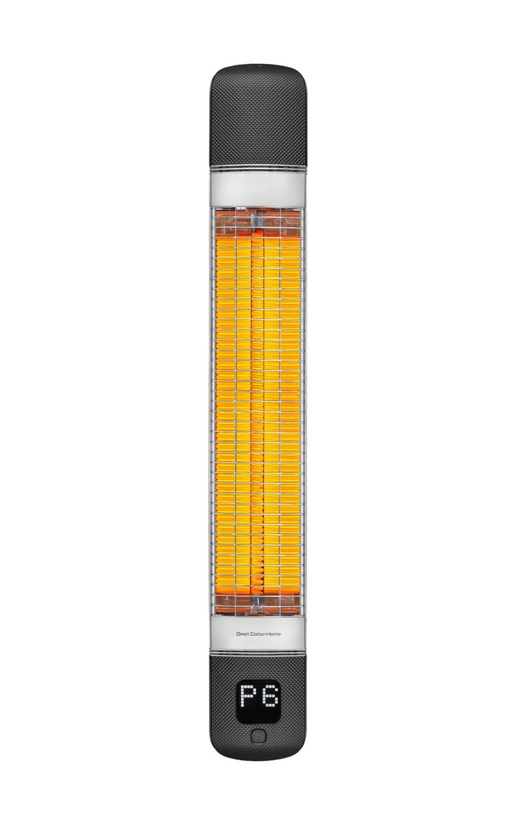 Infraraudonųjų spindulių šildytuvas šildytuvas “Tora - WiFi” 2500W, juodas