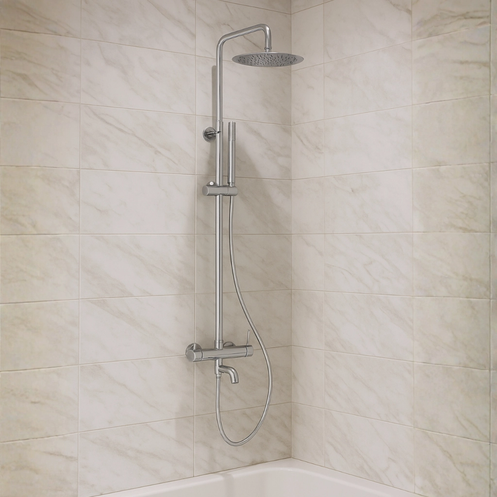 Dušo / vonios sistema Balneo CASCADE - 1, nerūdijantis plienas, H0301020505