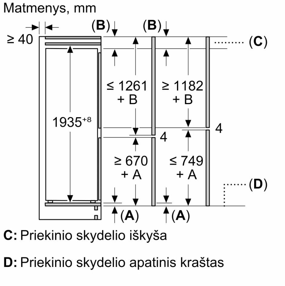 Šaldytuvas - šaldiklis Neff KB7962SE0 Šaldytuvas - šaldiklis Neff KB7962SE0