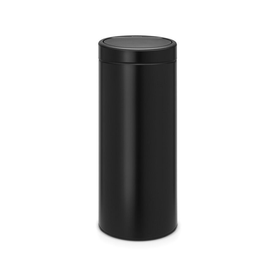 Šiukšlių dėžė Brabantia TOUCH 30L, matinė juoda, 115301