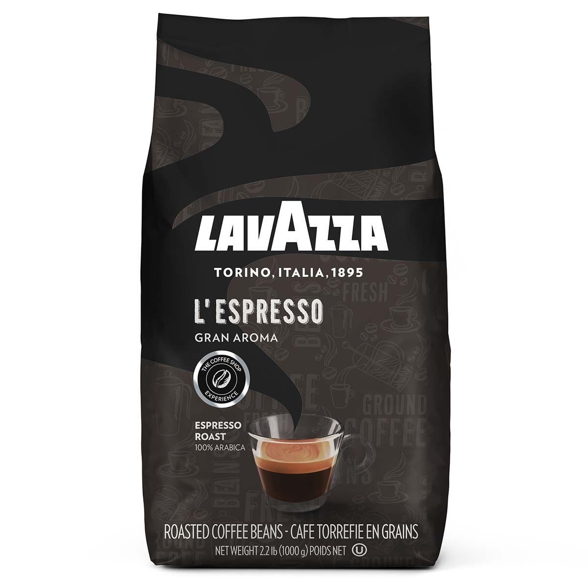 Kava pupelėmis Lavazza Gran Aroma L'Espresso 1kg Kava pupelėmis Lavazza Gran Aroma L'Espresso 1kg