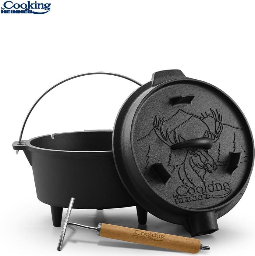Ketaus puodas su dangčiu 25cm 3.7L NATURE HEINNER Ketaus puodas su dangčiu 25cm 3.7L NATURE HEINNER