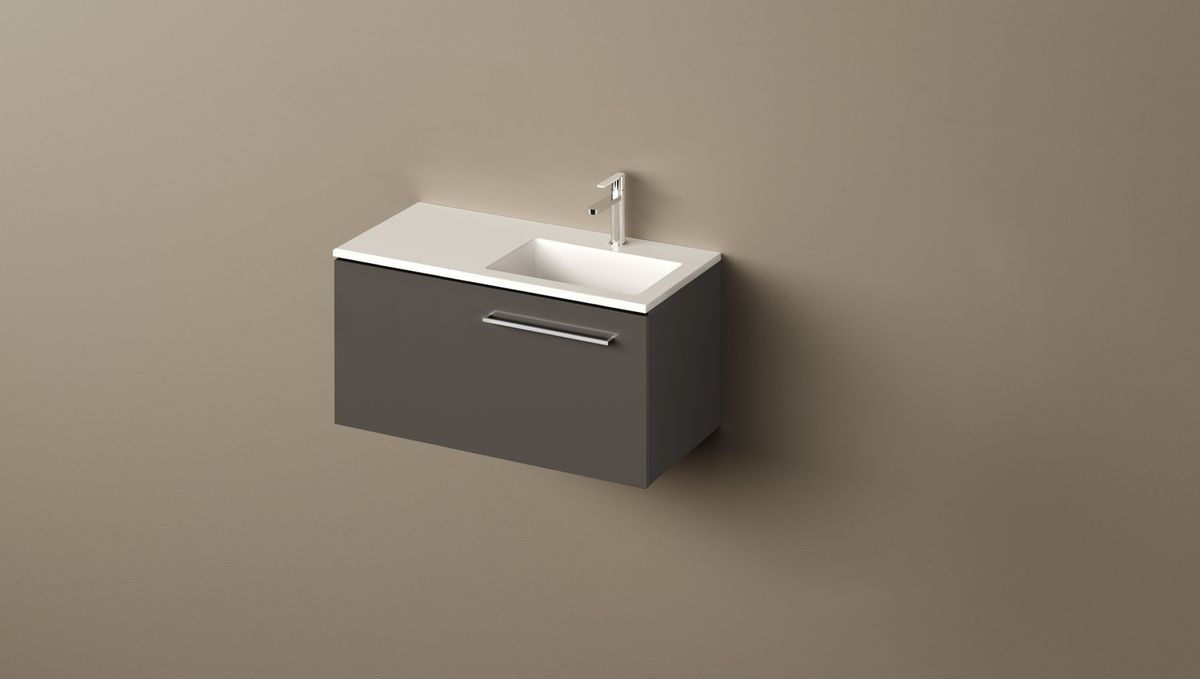 Akmens masės praustuvas PAA Loto Mini nestandartinio dydžio 500-1200 mm x 400 mm, baltas IMLOT500-1200/00