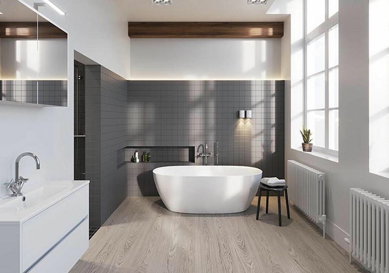 Laisvai pastatoma vonia Riho Alpha 170x80 cm su sifonu Laisvai pastatoma vonia Riho Alpha 170x80 cm su sifonu