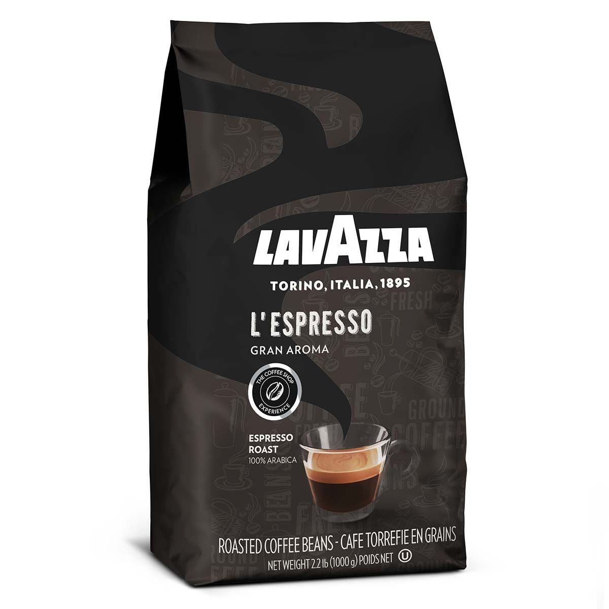 Kava pupelėmis Lavazza Gran Aroma L'Espresso 1kg Kava pupelėmis Lavazza Gran Aroma L'Espresso 1kg