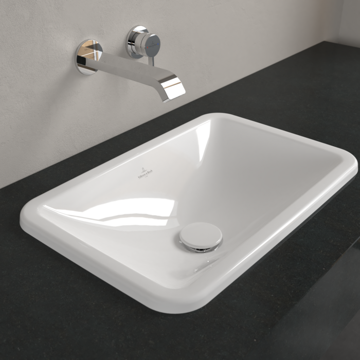 Keraminis praustuvas Villeroy & Boch Loop & Friends 51x34 cm, baltas 4A6401R1