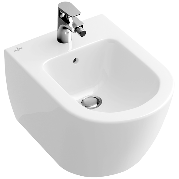 Pakabinama bidė Villeroy & Boch Subway 2.0, baltas 54000001