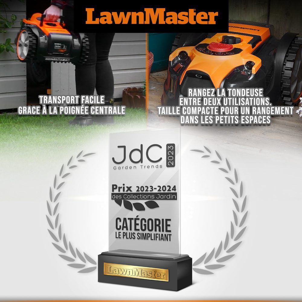 Belaidis vejos pjovimo robotas Lawnmaster 24 V, 4 Ah,250m2 Belaidis vejos pjovimo robotas Lawnmaster 24 V, 4 Ah,250m2