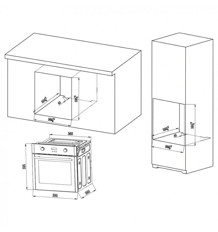 Orkaitė MPM MPM-63-BO-28 Orkaitė MPM MPM-63-BO-28