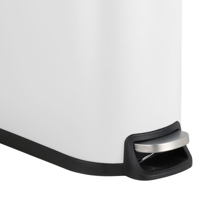 Šiukšliadėžė 10 L Pedal Bin, Balta