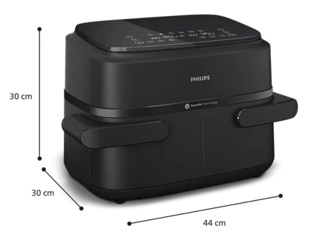 Karšto oro gruzdintuvė Philips 1000 serija, Airfryer, NA150/00, 7 l, juoda Karšto oro gruzdintuvė Philips 1000 serija, Airfryer, NA150/00, 7 l, juoda
