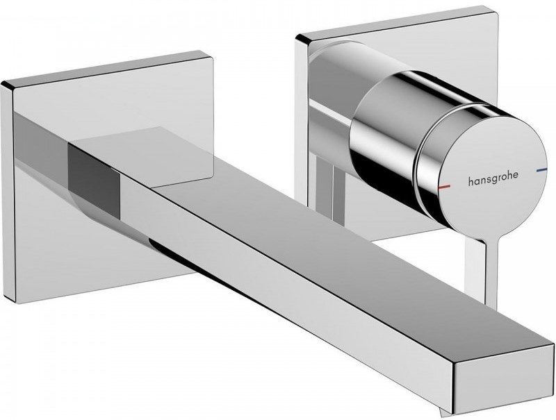 Vienos svirties praustuvo maišytuvas Hansgrohe Tecturis E 22,5 cm, chromas, 73051000