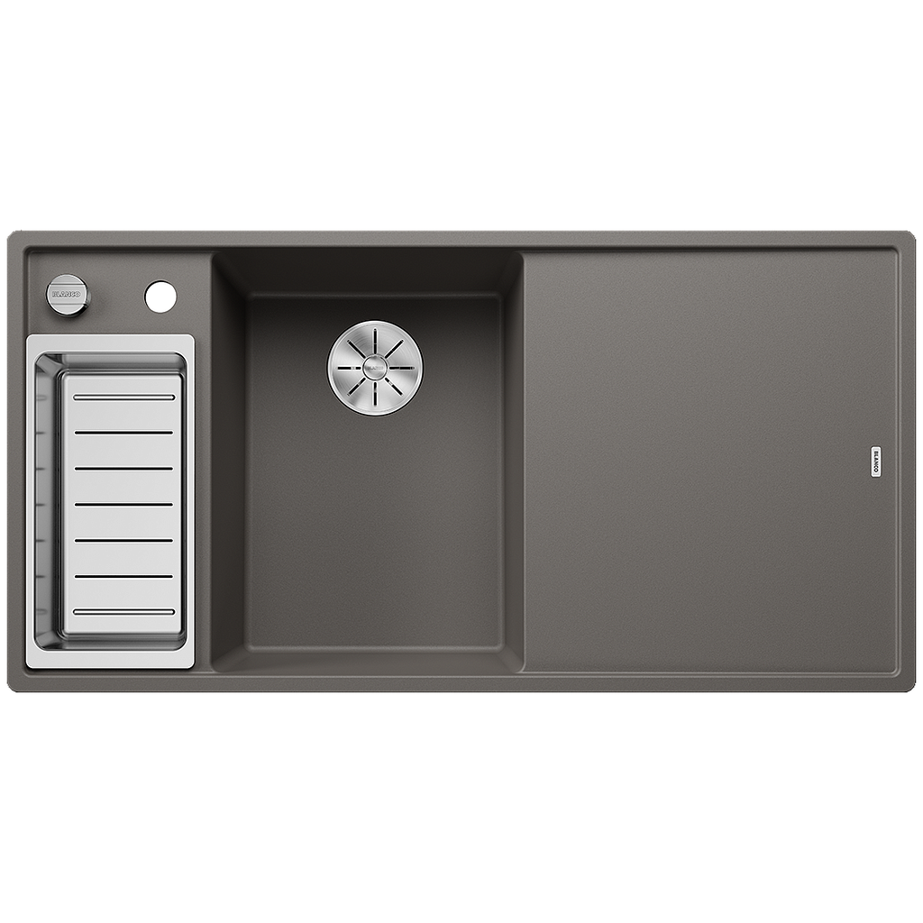 Silgranitinė plautuvė BLANCO AXIA III 6 S LI SILG Pilka Z.ES InFino M.AF