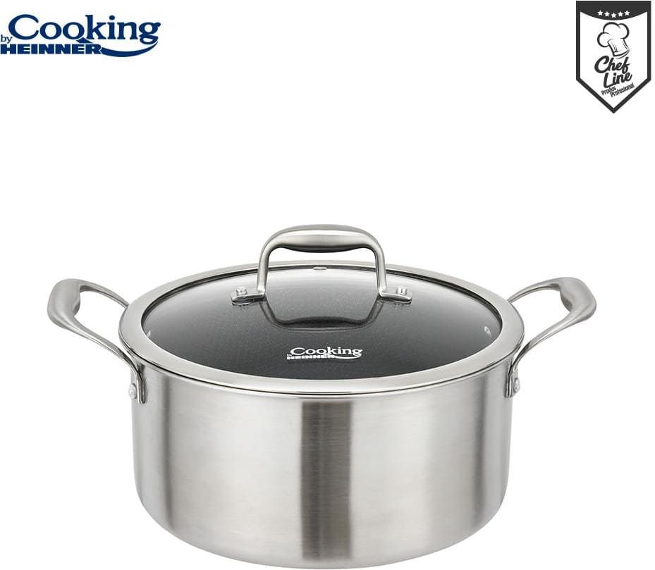 Puodas nerūdijančio plieno su keramikos danga 5L 24x12cm HR-MRK-24 HEINNER Puodas nerūdijančio plieno su keramikos danga 5L 24x12cm HR-MRK-24 HEINNER