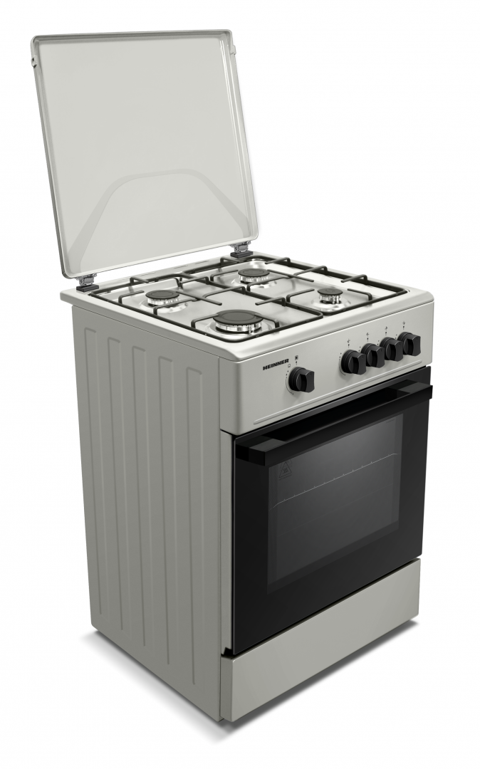 Dujinė viryklė HFSC-K6060SL HEINNER Dujinė viryklė HFSC-K6060SL HEINNER