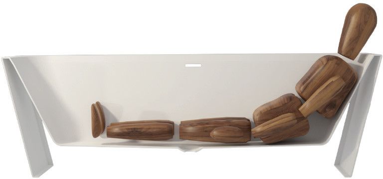 Akrilinė vonia Riho Inspire 180x80 cm, balta matinė, B085001105