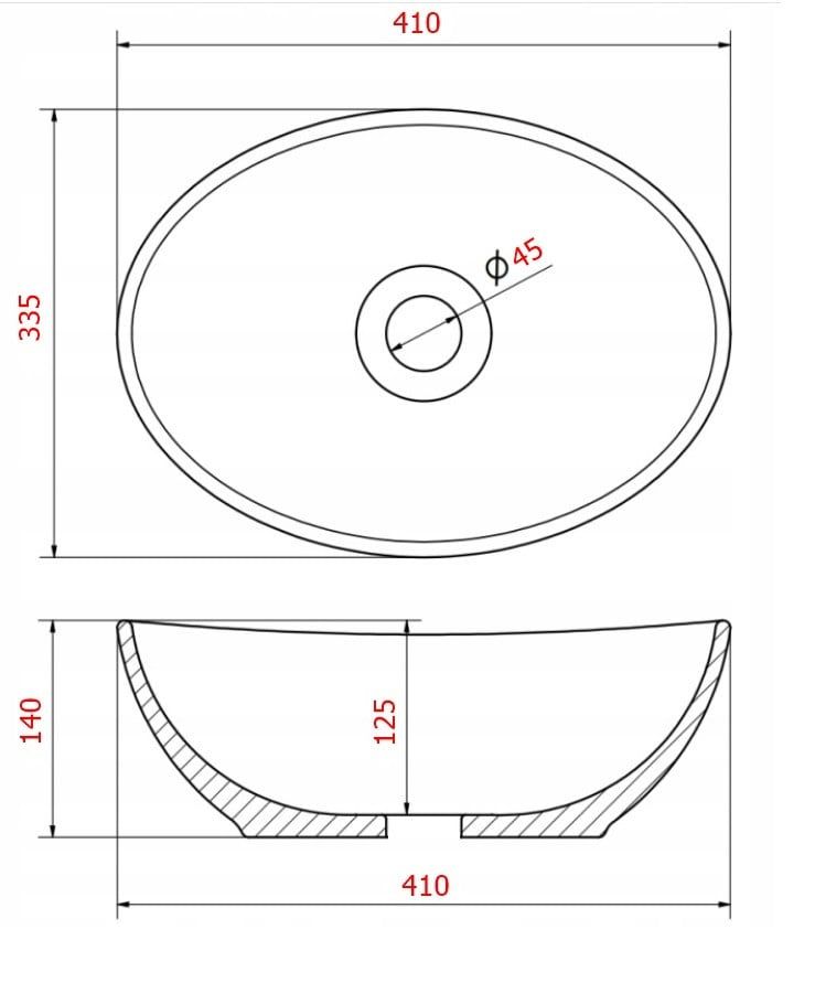 Praustuvas Eliza, juodas, 56490 Praustuvas Eliza, juodas, 56490
