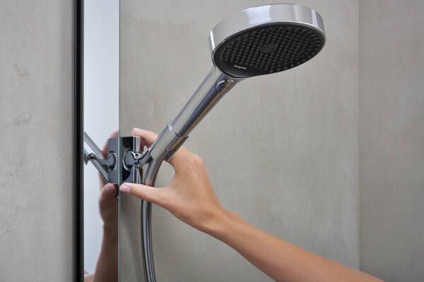 Dušo sistema Hansgrohe Rainfinity 360 1 jet su dušo lentynėle, chromas 26853000