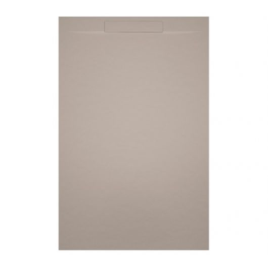 Akmens masės dušo padėklas Riho Isola 140x90 cm, pebble grey, D007017106