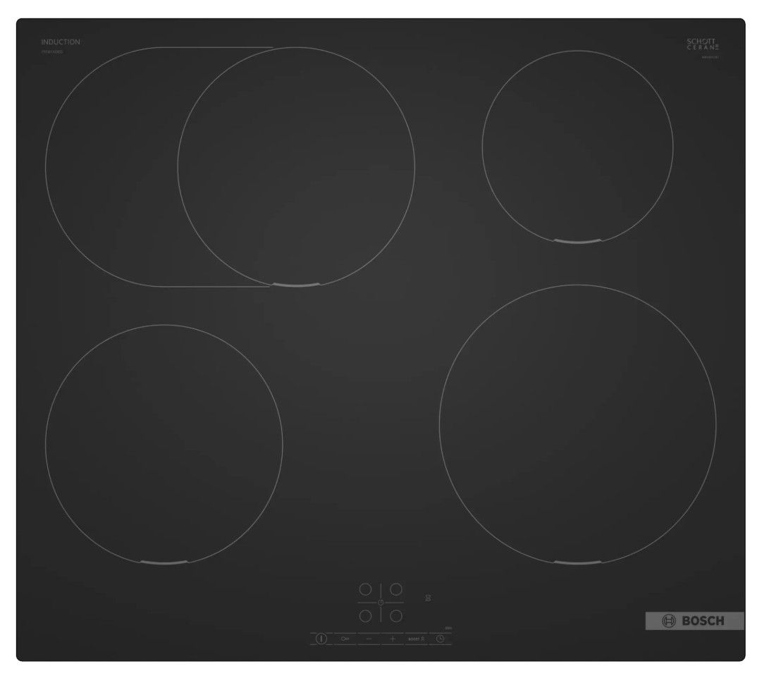 Įmontuojama indukcinė kaitlentė Bosch 4 serijos, PIF61ABB5E, 60 cm Įmontuojama indukcinė kaitlentė Bosch 4 serijos, PIF61ABB5E, 60 cm