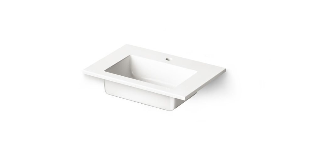 Akmens masės praustuvas PAA Loto Mini 60x40 cm, baltas IMLOT600/00