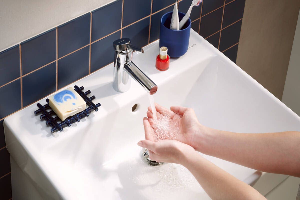 Maišytuvas praustuvui hansgrohe Zesis S 70, chromas, 74710000 Maišytuvas praustuvui hansgrohe Zesis S 70, chromas, 74710000