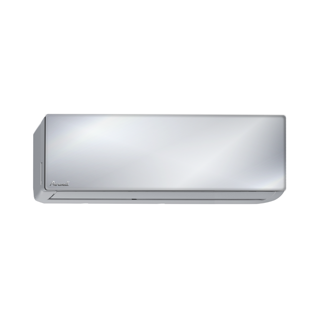 Oro kondicionierius/šilumos siurblys Airwell HARMONIA MIRROR, efektyvus šildymas iki -15°C, šaldymas 2,64 kW, šildymas 2,92 kW